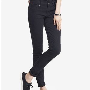 Express Black Mid Rise Legging Jeans